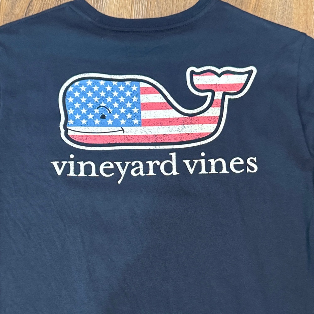 Vineyard Vines American Whale Pocket Tee